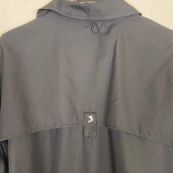Reel Legend Men's Fishing Shirt Sz XL Black Outdoor Vented Roll Tab Long Sleeve - Picture 5 of 10